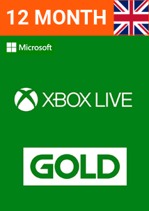 12 Month Xbox Live Gold Subscription (UK) (Xbox Live)